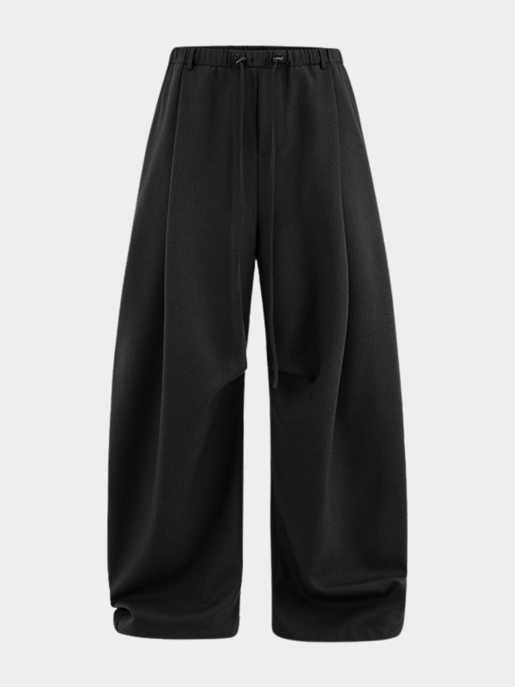 Loom Wide Trouser Black