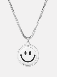 Paper Straight Happy/Sad Necklace