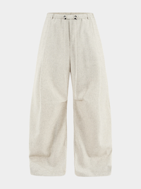 Loom Wide Trouser Beige