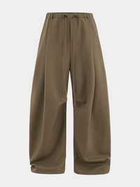Loom Wide Trouser Brown