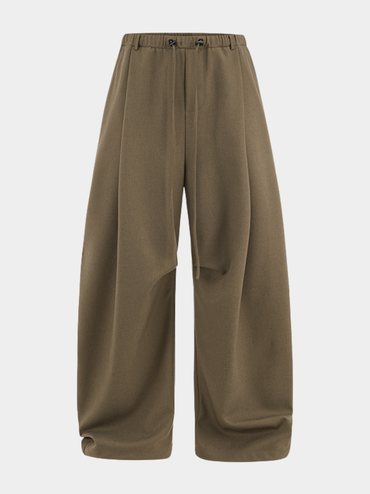 Loom Wide Trouser Brown