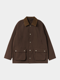 Cord Field Jacket Brown