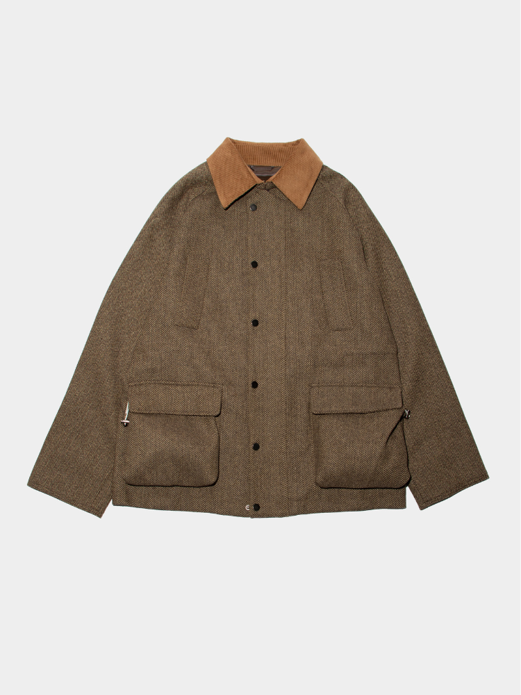 Eichen-Fischgrätjacke