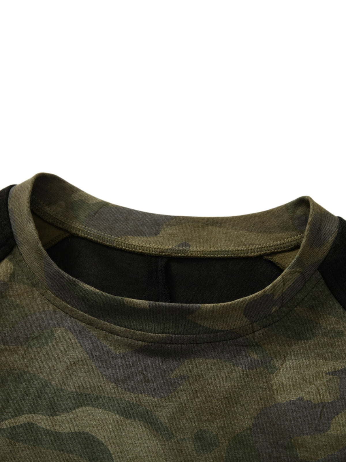 Paper Straight Camouflage Long-sleeve T-shirt