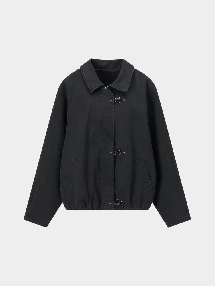 Moor Jacket in Black, front