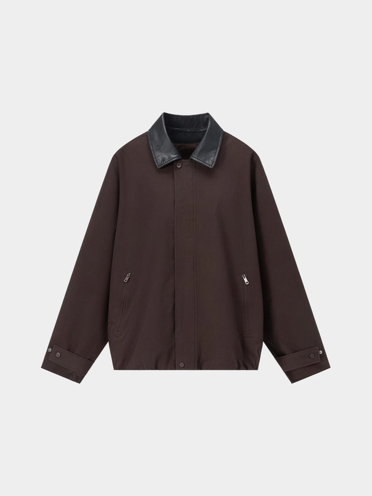 Wharf Jacket in Chocolate, front
