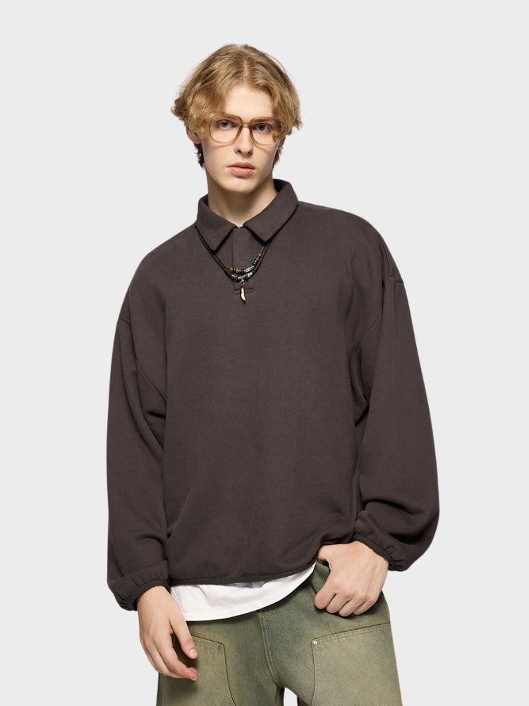 Paper Straight High-End Fleece Sweatshirt