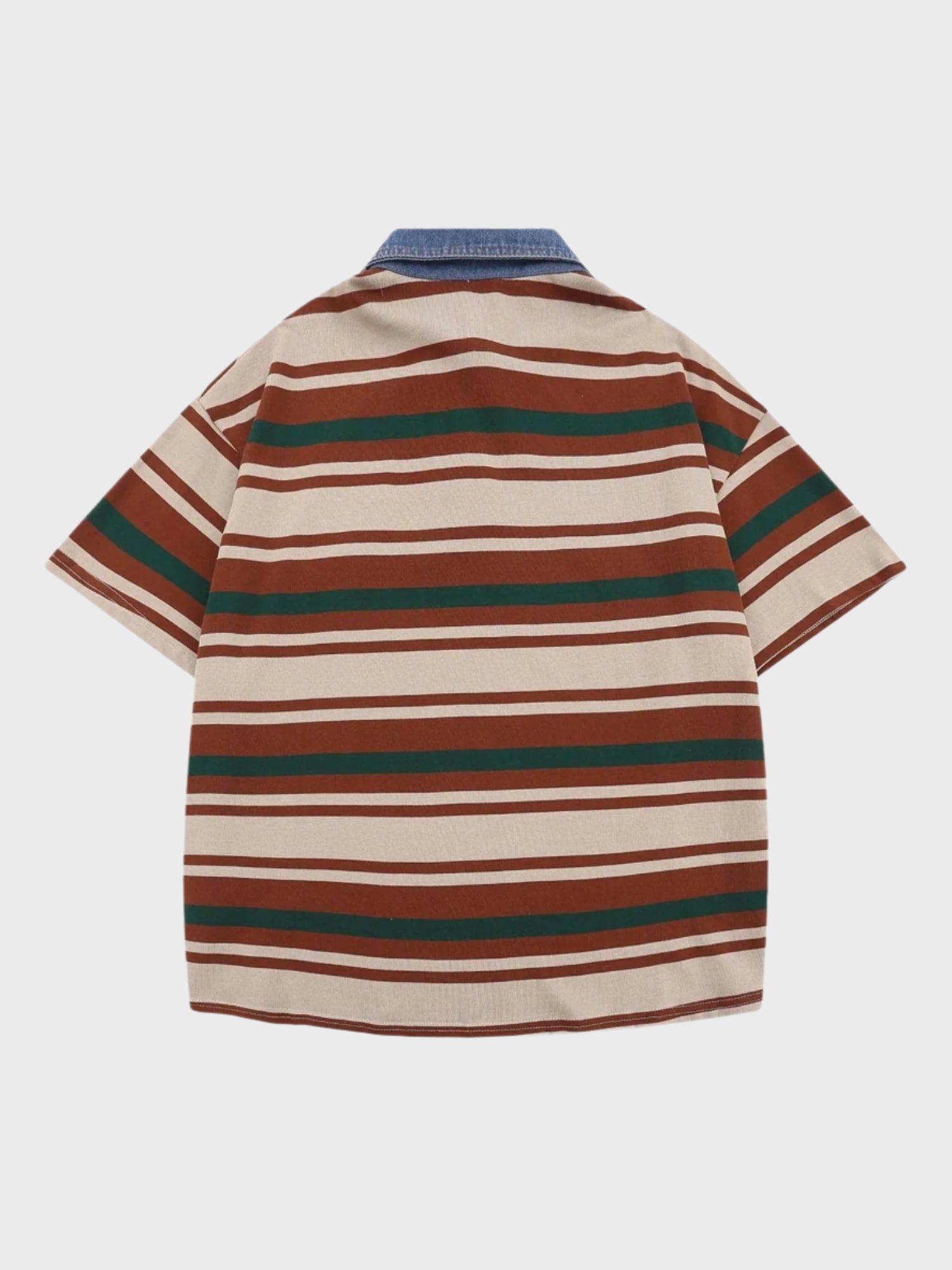 Paper Straight Stripe Polo Shirt