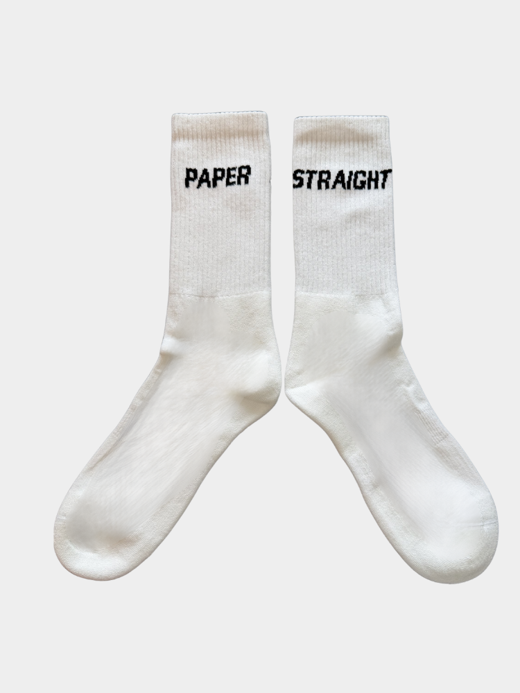 Paper Straight Socks