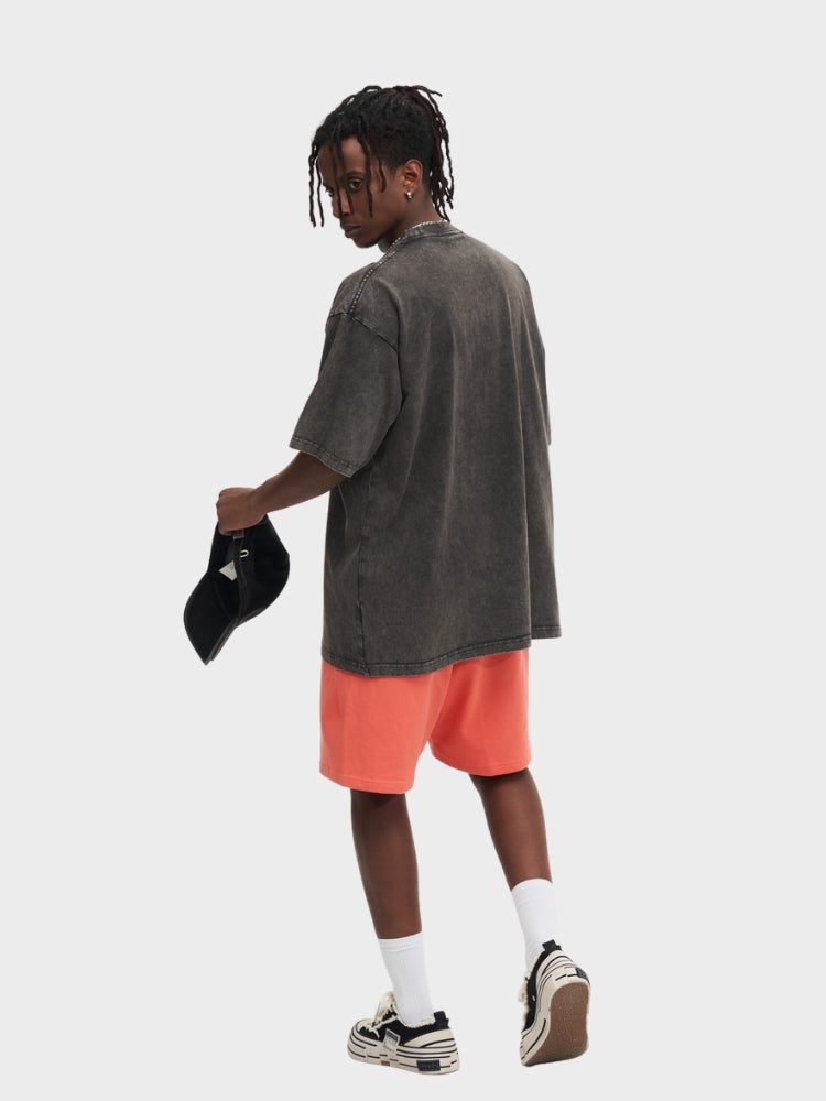 Paper Straight Heavy Loose Washed T-Shirt