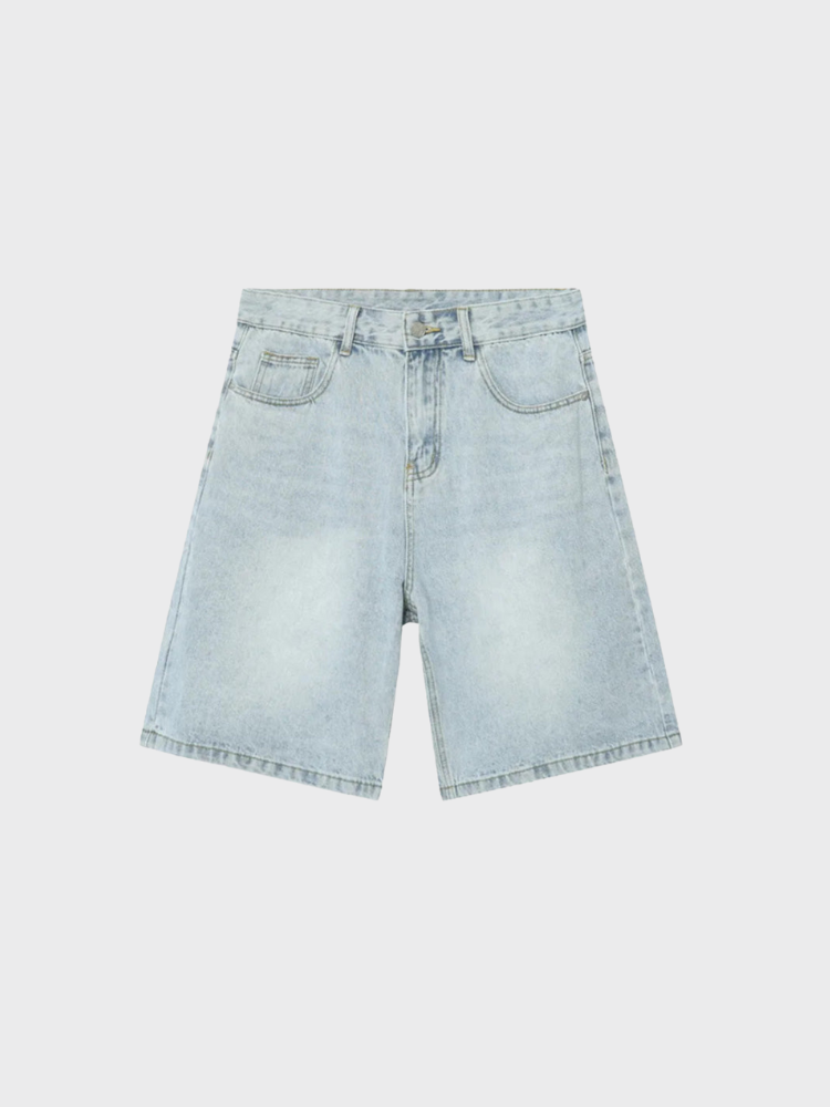 Paper Straight Retro Denim Shorts