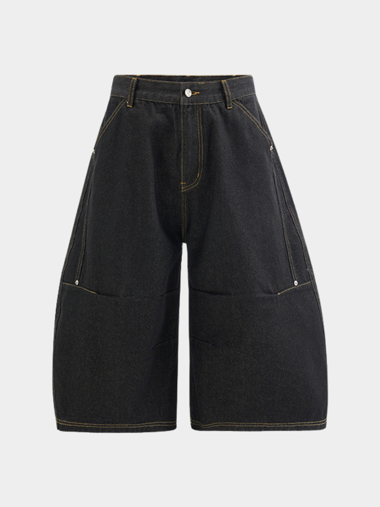 Paper Straight Drop-Length Jorts