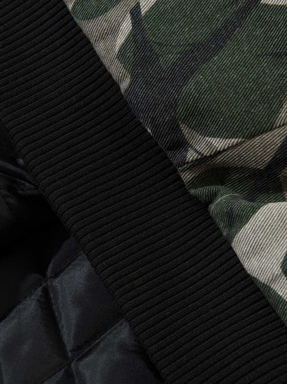 Paper Straight Camouflage Multi Pocket Tracksuit