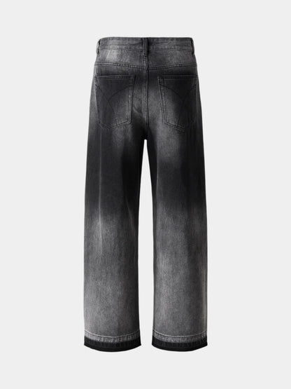 Paper Straight Washed Edge Jeans