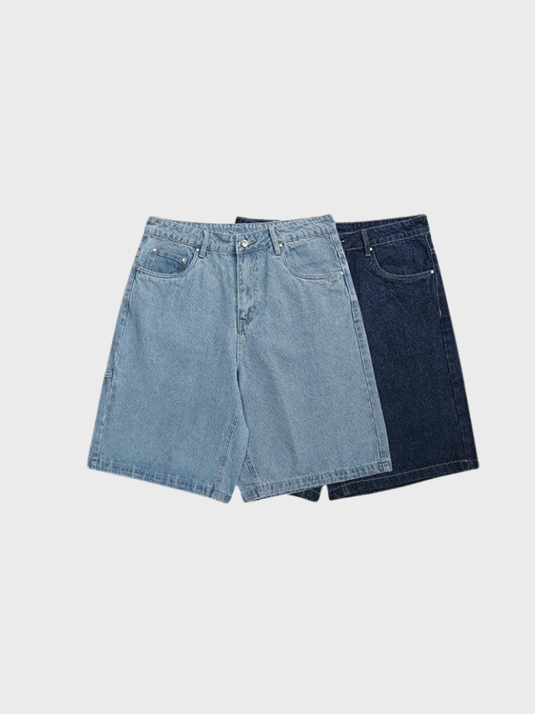 Paper Straight Classic Denim Shorts - Main Image