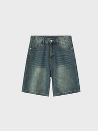 Paper Straight Retro Denim Shorts