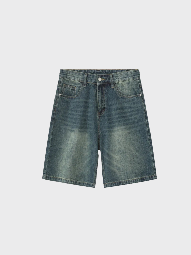 Paper Straight Retro Denim Shorts