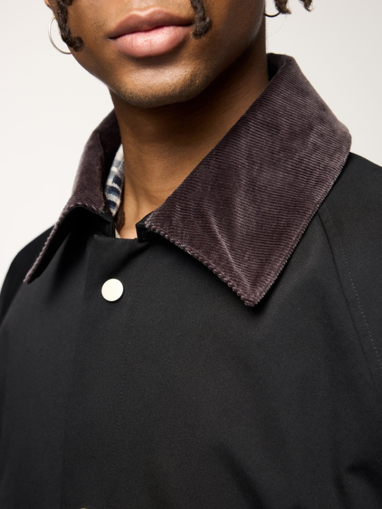 Cord Field Jacket Black