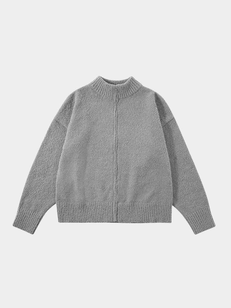 Stand-Collar Sweater