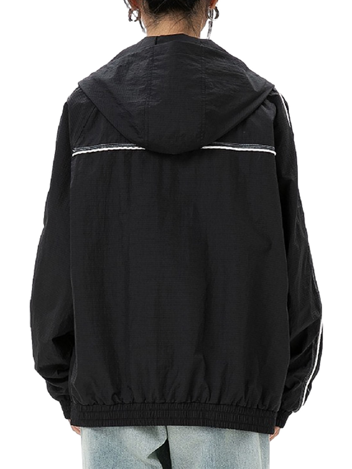 Paper Straight Wind Hooded Jacket