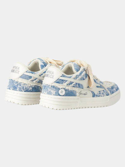 Paper Straight Baby blue Dunk Sneakers