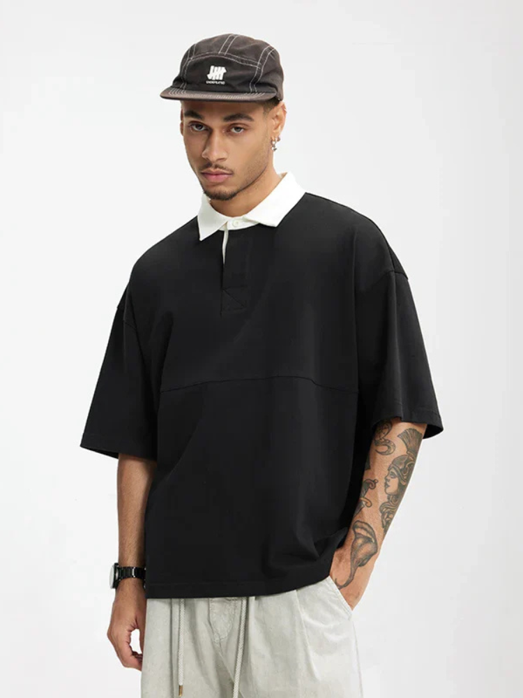 Paperstraight Oversized Polo T-Shirt