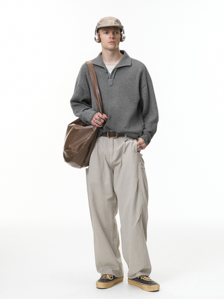 Alpine Rib Knit Grey