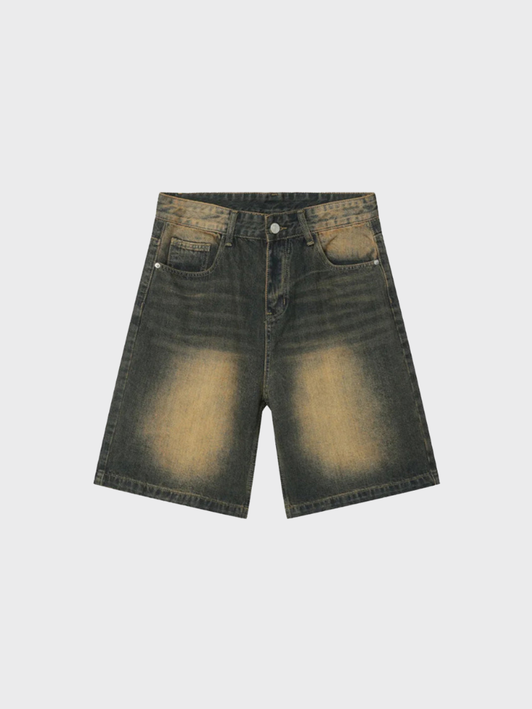 Paper Straight Retro Denim Shorts