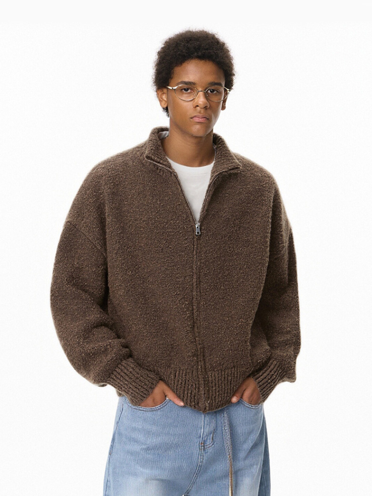 Stand-Collar Sweater