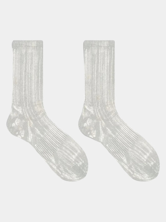 Paper Straight Tie-dyed Socks