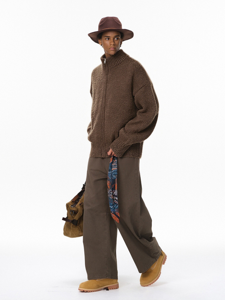 Stand-Collar Sweater