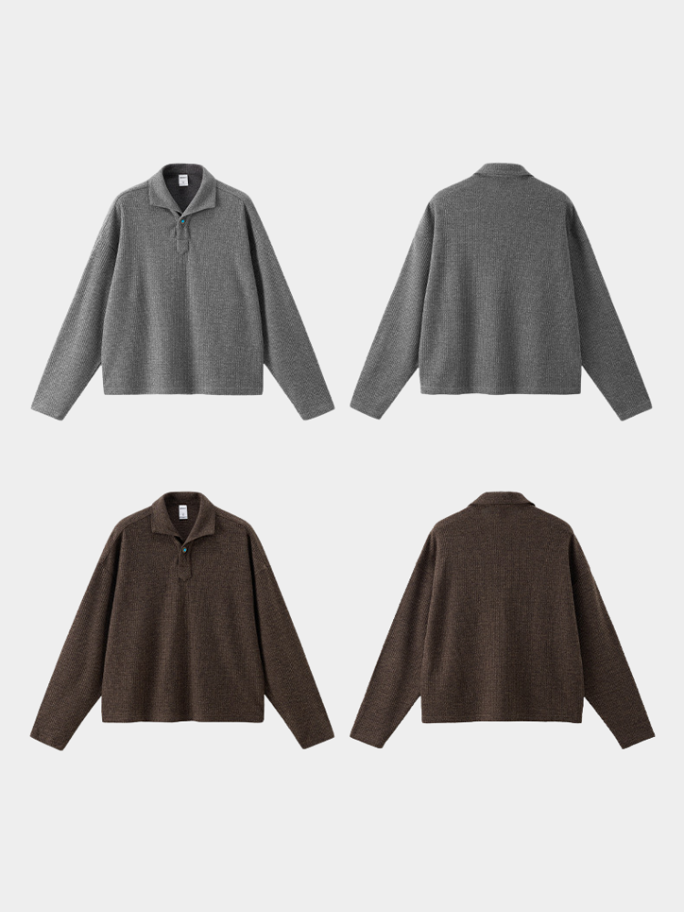 Alpine Rib Knit Grey