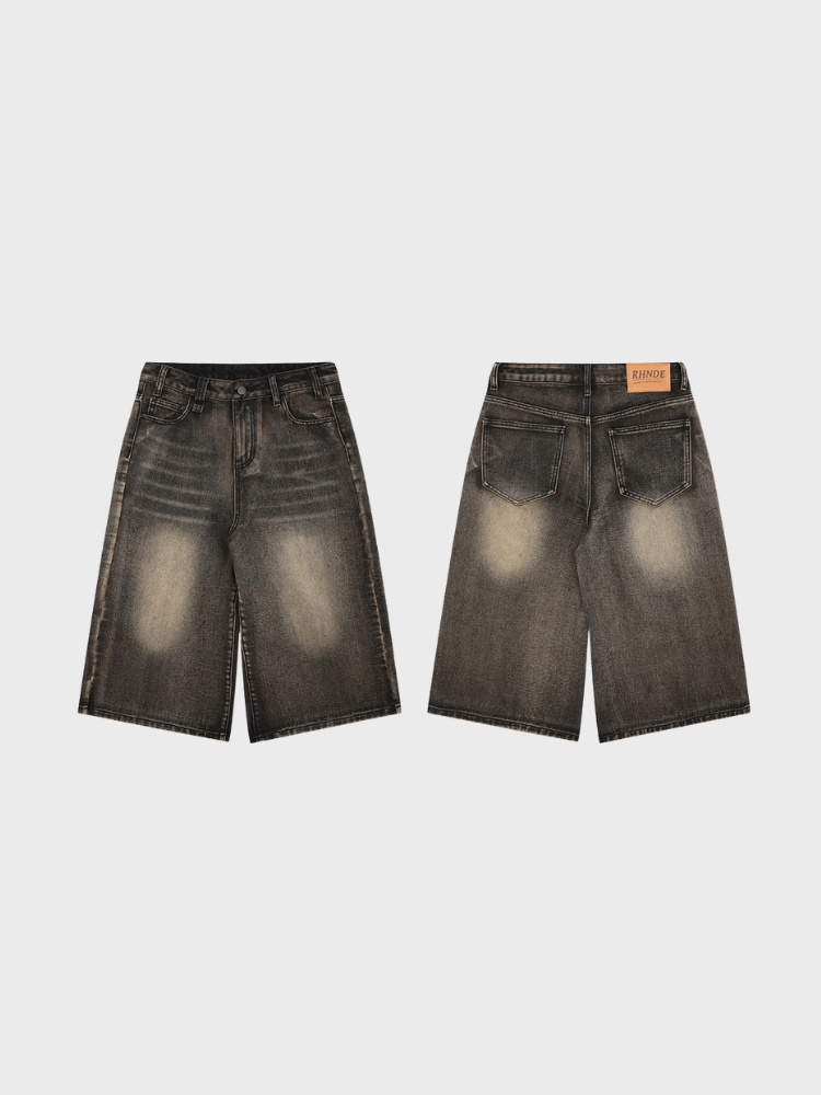 Paperstraight Black Baggy Jorts