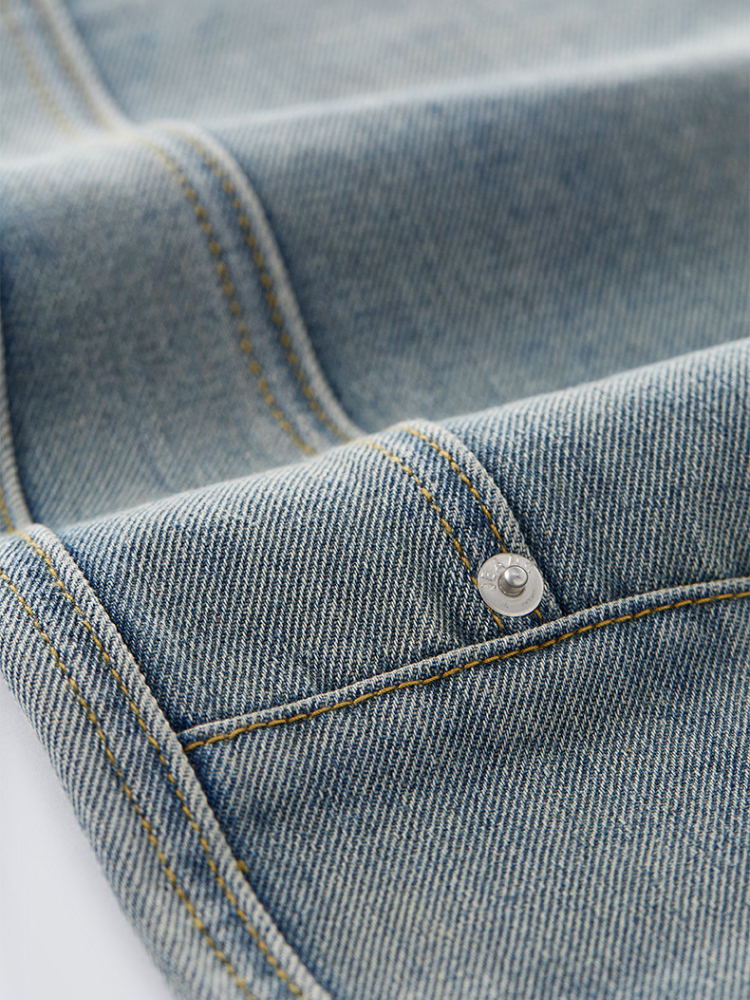 Paper Straight Drop-Length Jorts