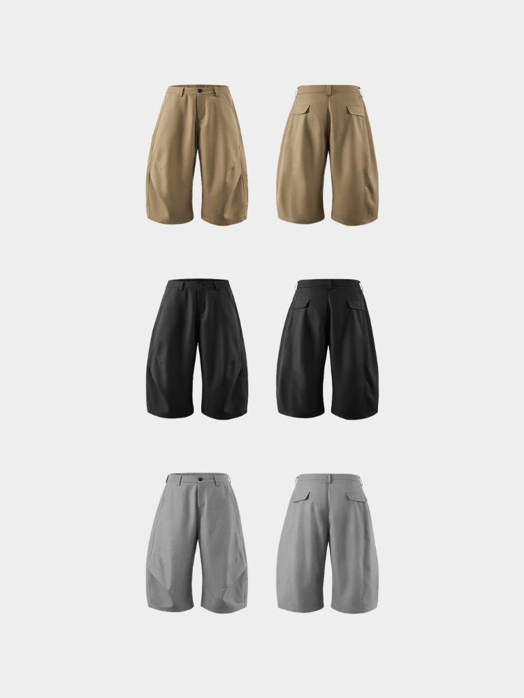 Paper Straight Casual Jorts