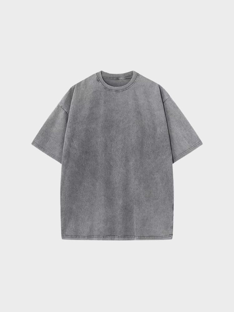 Paper Straight Heavy Loose Washed T-Shirt