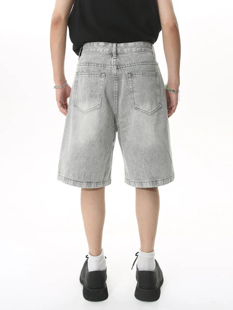 Paper Straight Retro Denim Shorts
