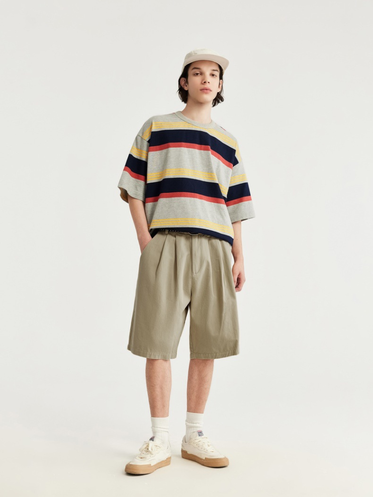 Paper Straight Slope Jorts