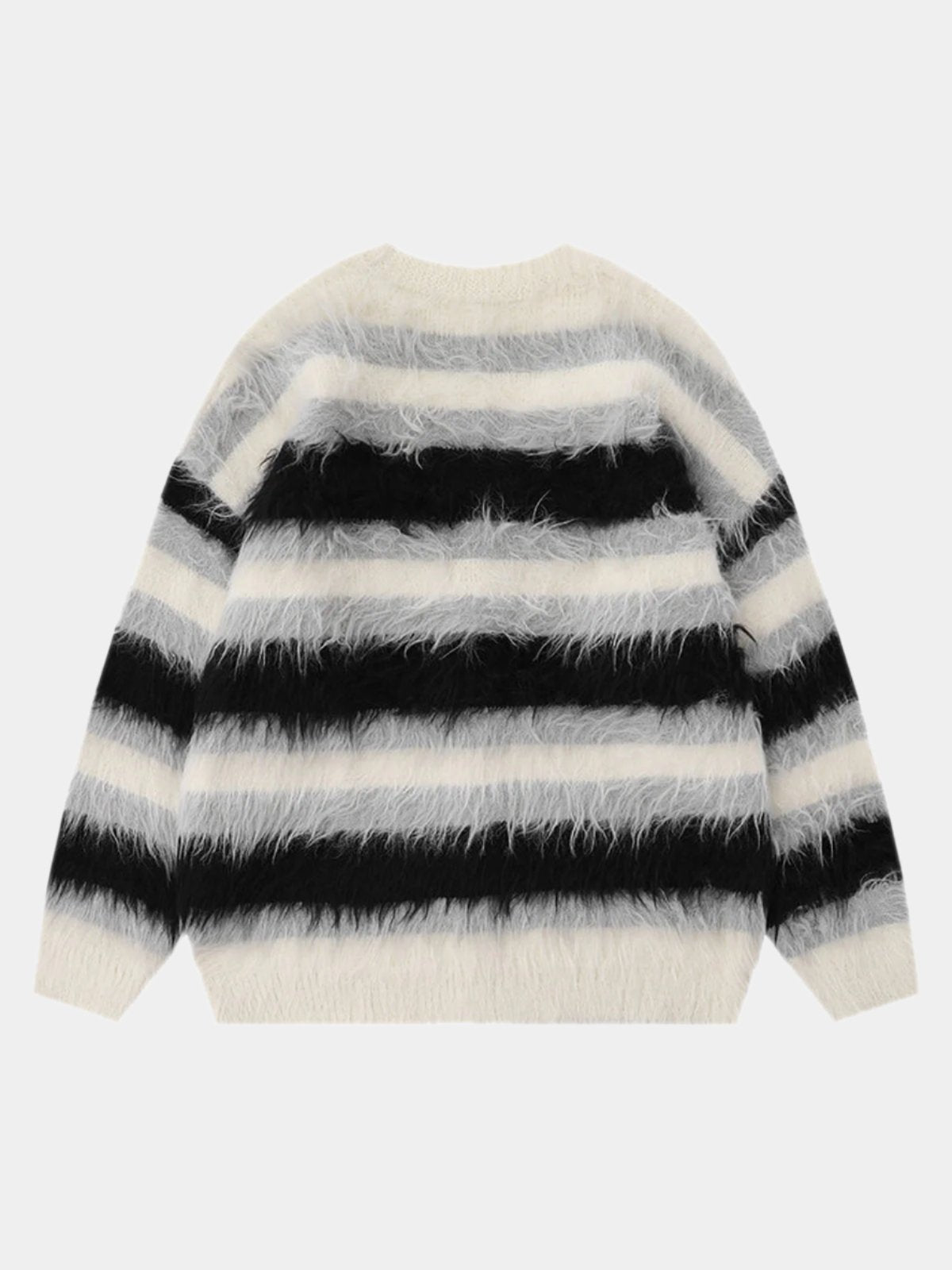 Paper Straight Stripe Cardigan Sweater