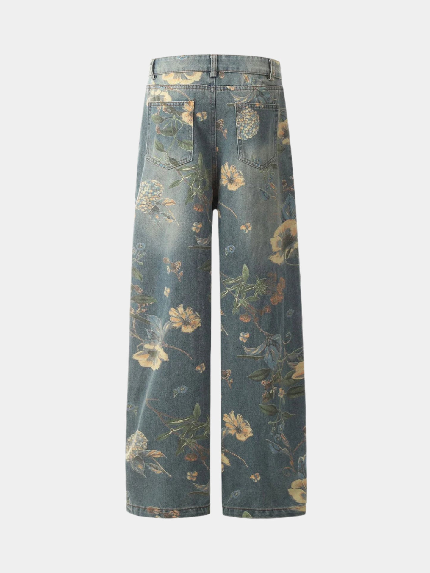 Paper Straight Blossom Baggy Jeans