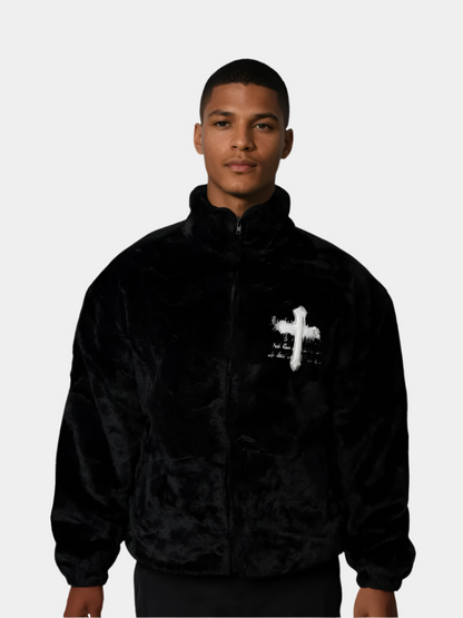 Paper Straight Cross Down Jacket