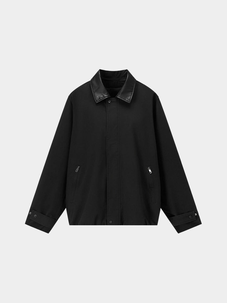 Wharf Jacket in Black, front