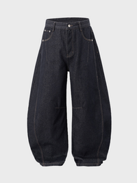 Blue Blood Baggy Jeans Blue Dark