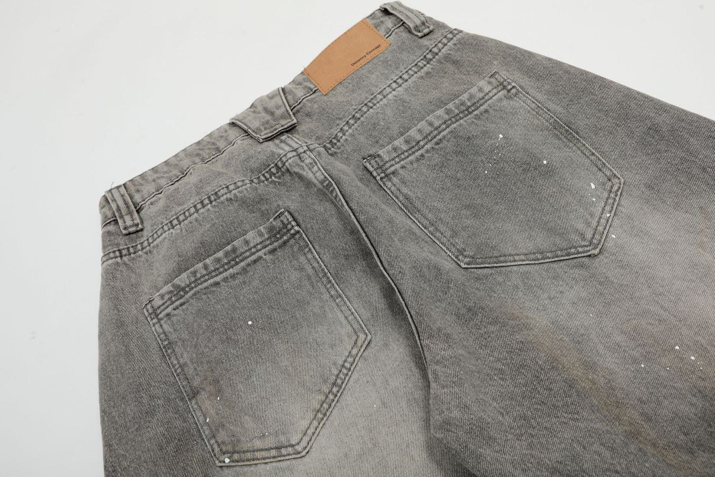 Paper Straight Blue Blood Grey Duty Jeans