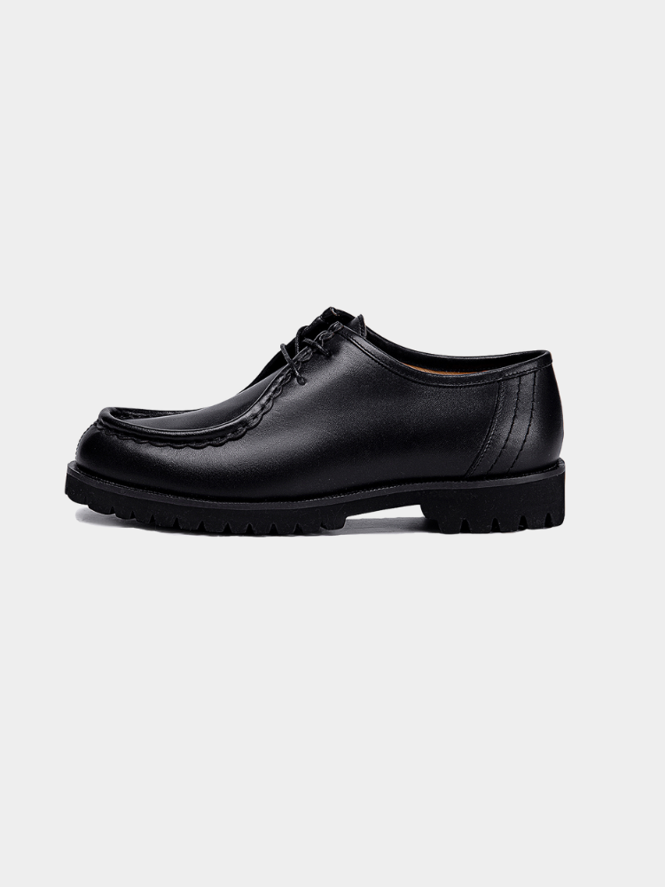 Lug Moc Derby Schwarz