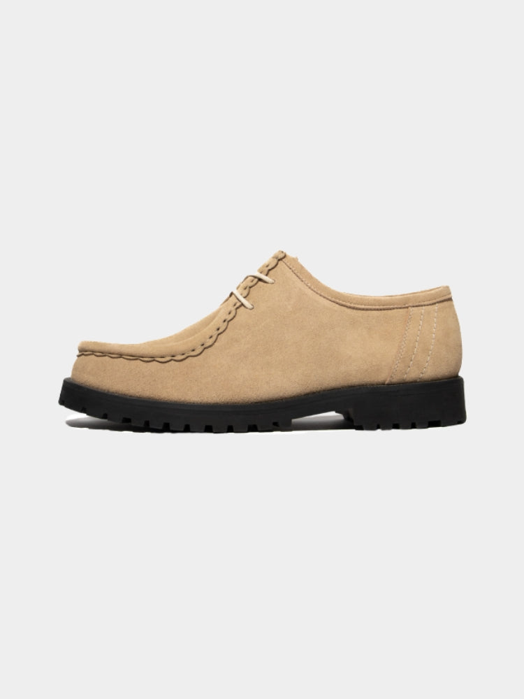 Lug Moc Derby Beige