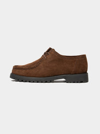 Lug Moc Derby Brown