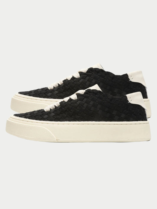 Paper Straight Woven Canvas Sneakers