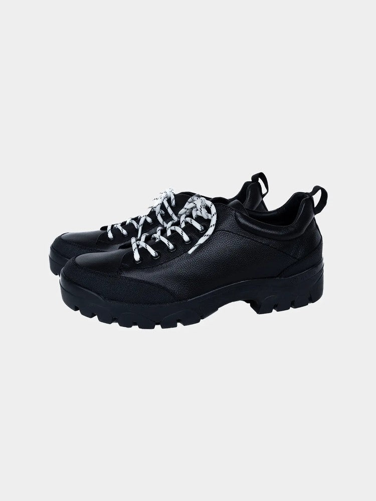 Paper Straight Alpine Hiker Black — three-quarter view, pair, alternate angle