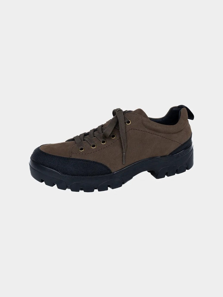 Paper Straight Alpine Hiker Brown — three-quarter view, pair